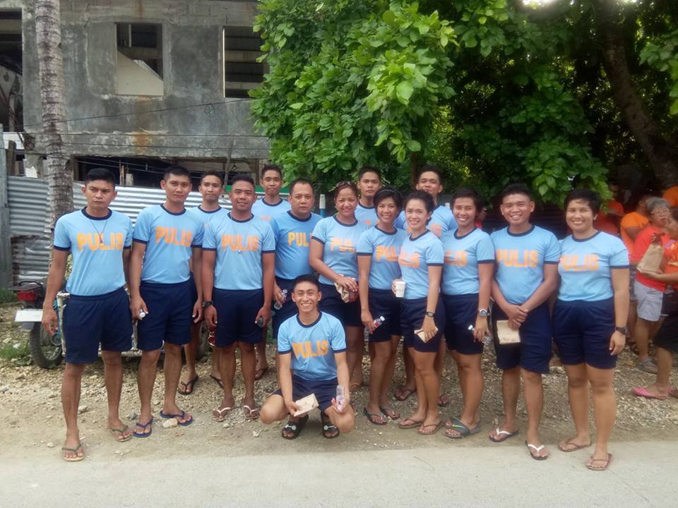 Boracay PNP Mangrove Clean-up and Replanting activities.