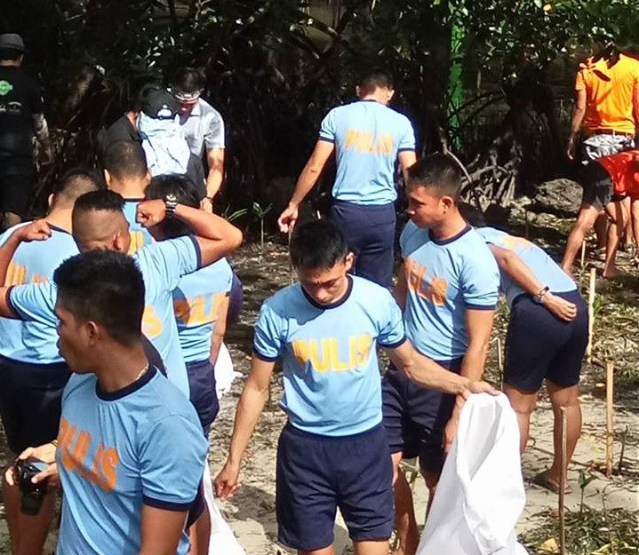 Inside Boracay Week 6 Mangrove Rehabilitation and clean up Boracay PNP