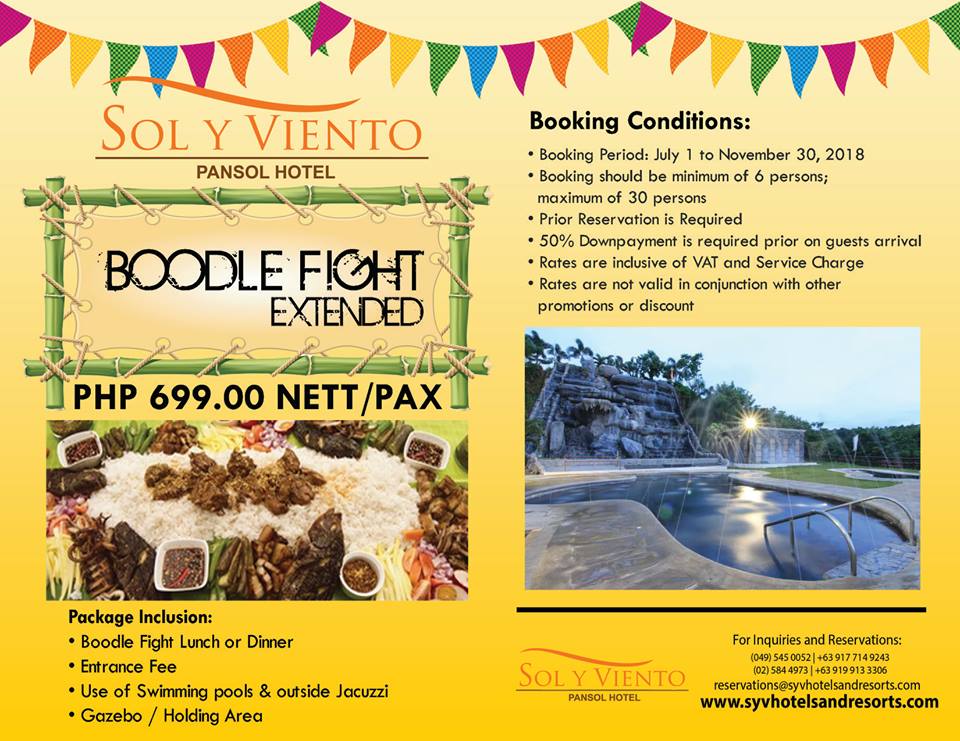 Sol Y Viento Mountain Hot Spring Resort - Boodle Fight Deal 2018
