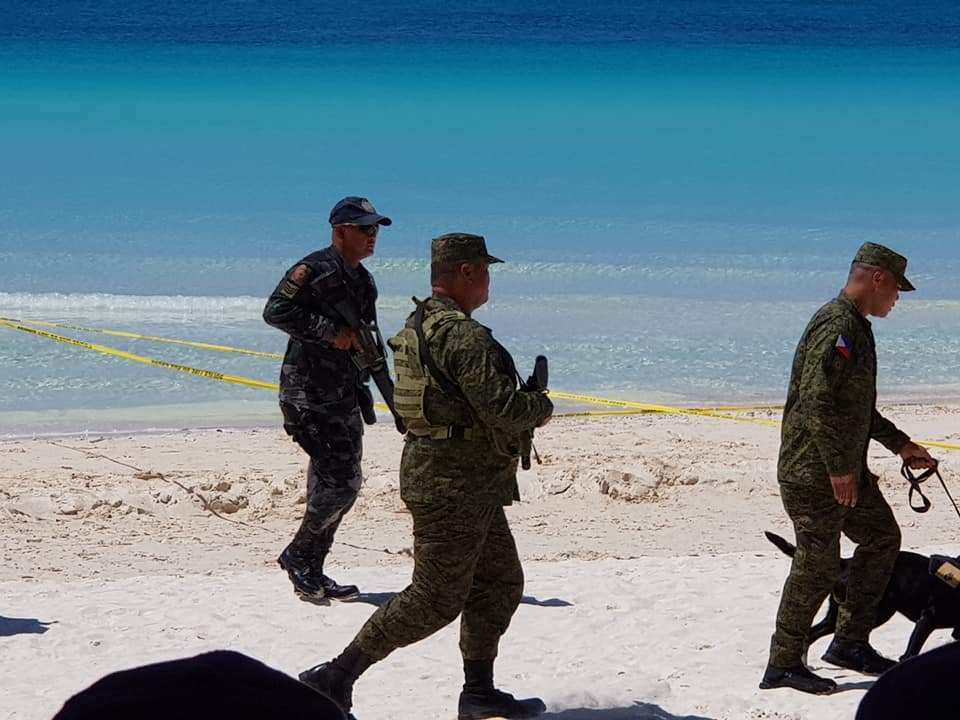 Oct 2018 Capability Demonstration on White Beach. Photo Credit Claire Ang