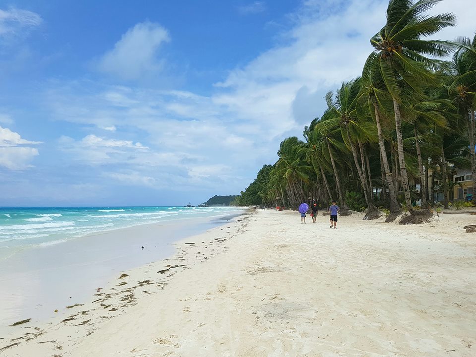 White Beach Boracay during closure