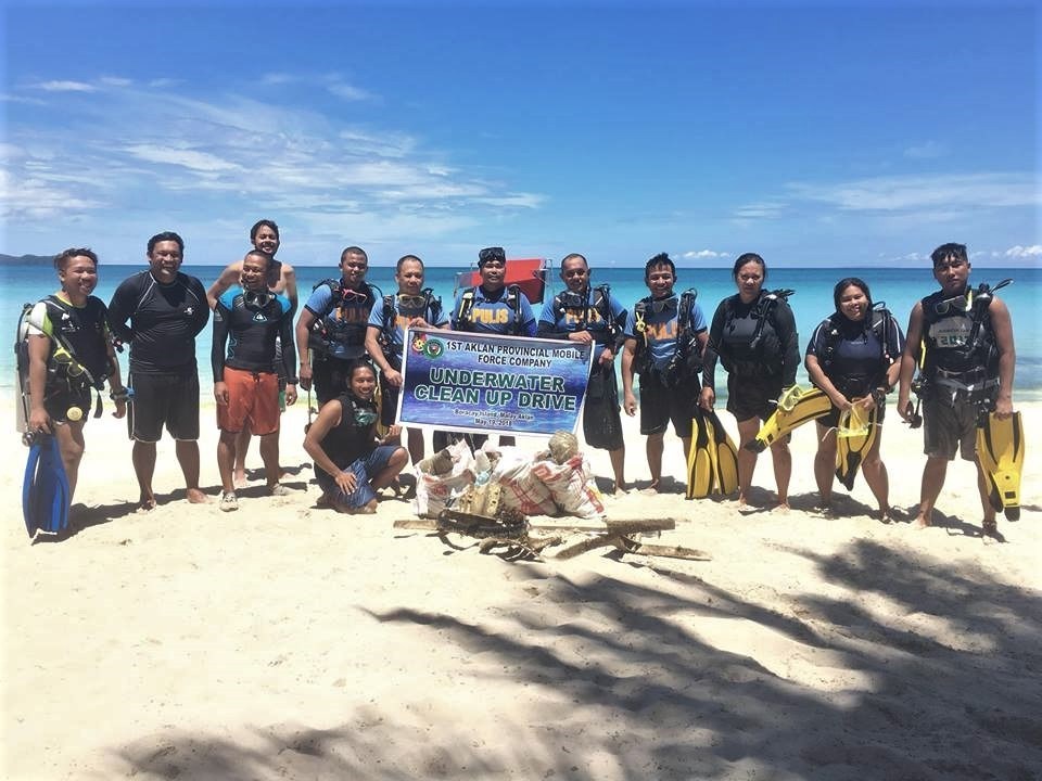 Ocean Clean up and Reef Dome Monitoring during Boracay Closure
