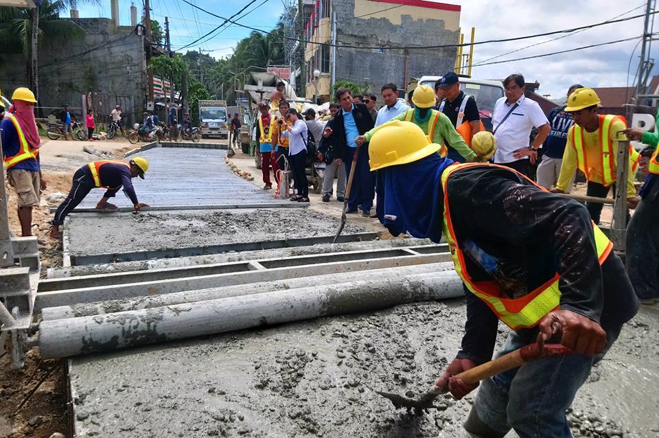 Cagban Port Road Laying: Photo Boracay Informer