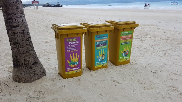 Inside Boracay Week 25 Cebu Pacific donates recycling bins to Boracay