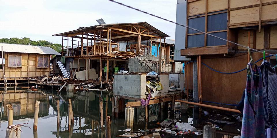 Inside Boracay: Week 8 - Residency's demolished in Manoc Manoc. Photo credit Radyo Todo Aklan 88.5 FM