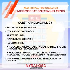 New Normal Hotels Protocols Guest Handling