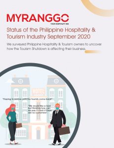 Front Cover of a survey on the impact of lockdown on the Hospitality & Tourism Industry in the Philippines