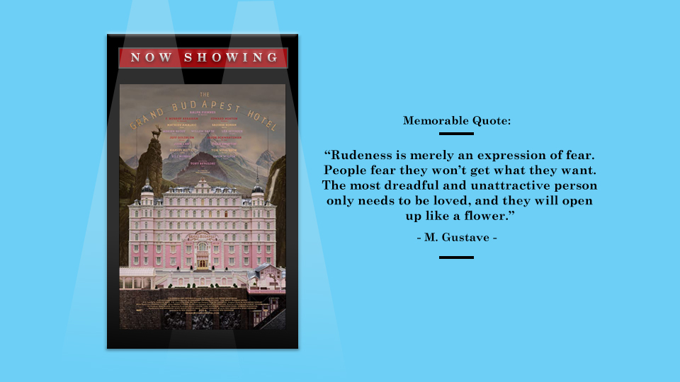 The Grand Budapest Hotel (2014). Article 10 Hotel Movies every hotelier must watch by MY RANGGO Hospitality Magazine