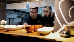 Erwin Theiler & Ivo Zwicker, from Bliss Restaurant, with Swiss cuisine.