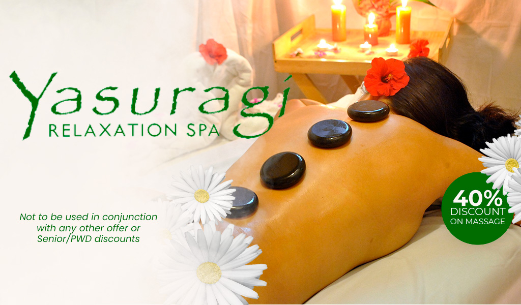 Loyalty Deal from Yasuragi Relaxation Spa Boracay RANGGO App Partner Directory