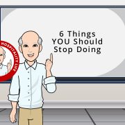 Avatar of John Savage in front of white board with 6 Things You should stop doing written on it
