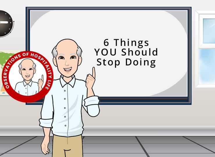Avatar of John Savage in front of white board with 6 Things You should stop doing written on it