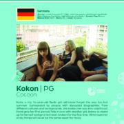 Poster giving synopsis for the European film Kokon (Cocoon) an entry in the Cine Europa 24 Film Festival
