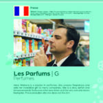 Poster giving synopsis for the European film Les Parfums (Perfumes) an entry in the Cine Europa 24 Film Festival