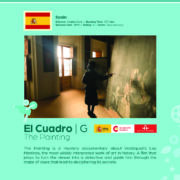 Poster giving synopsis for the European film The Painting an entry in the Cine Europa 24 Film Festival