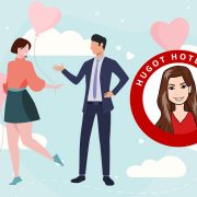 Man and woman surrounded by love hearts: Article 10 Reasons Why Hoteliers Make the Best Life Partners by MY RANGGO Hospitality Magazine
