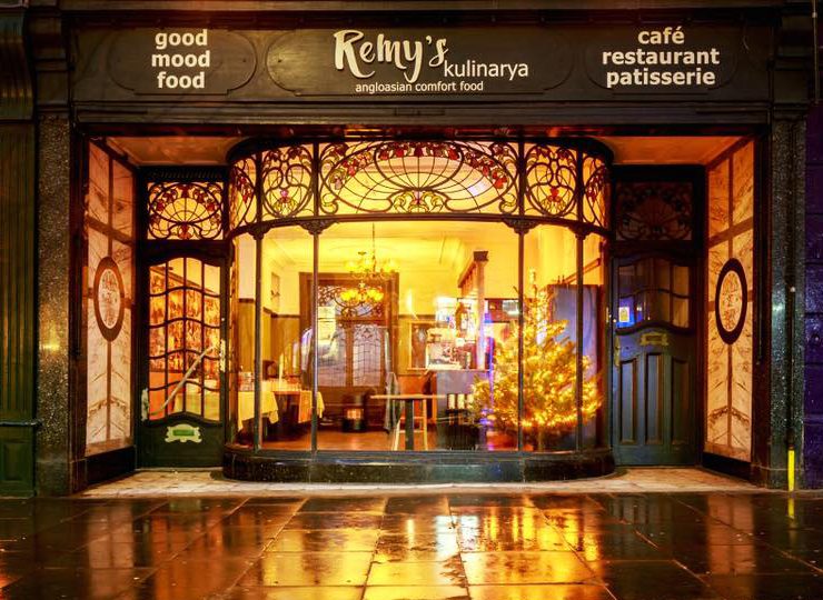 Frontage of Remy’s Café Kulinarya, on Kings Road, St. Leonards on Sea, East Sussex: Article Filipino Restaurant wins UK Award by MY RANGGO Hospitality Magazine