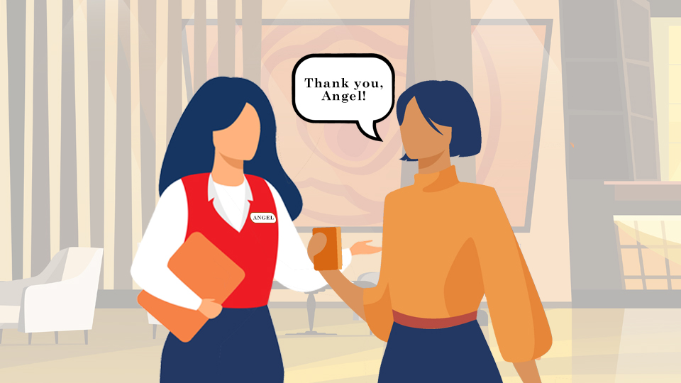 A hotel guest greeting a Front Desk Officer by name. Article 10 Ways Hotel Guests Brighten Our Day by MY RANGGO Hospitality Magazine Philippines