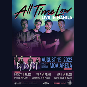 All Time Low Live in Manila - Mall Of Asia Arena @ Mall Of Asia Arena