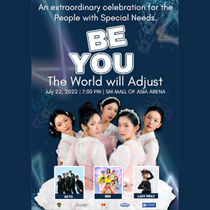 BE YOU THE WORLD WILL ADJUST - Mall Of Asia Arena @ BE YOU THE WORLD WILL ADJUST
