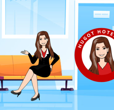 Hugot Hotelier avatar dressed in a suit sitting down on a bench outside an Interview Room. Hotel Interview Dress Code: Get Hired Series (Part 2) By MY RANGGO Hospitality Magazine Philippines