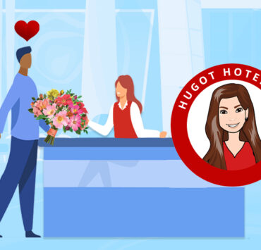 A man presenting flowers to a hotelier at Front Desk: 10 Things you need to suck up when dating a hotelier by MY RANGGO Hospitality Magazine