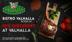 Loyalty Deal from Valhalla Boracay RANGGO App Partner Directory