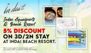 Loyalty Deal from Indai Aqua Sports Beach Resort Bantayan y RANGGO App Partner Directory