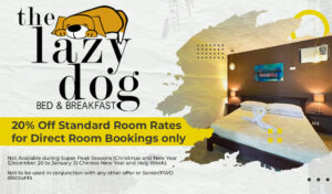 Loyalty Deal from Lazy Dog B&B Boracay RANGGO App Partner Directory