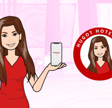 Hugot Hotelier Avatar holding a phone with a screen showing the RANGGO App: 5 Things I love about Ranggo App