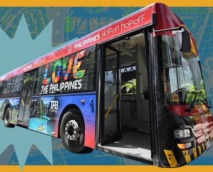 photo of the new Manila hop on hop off cultural tour bus
