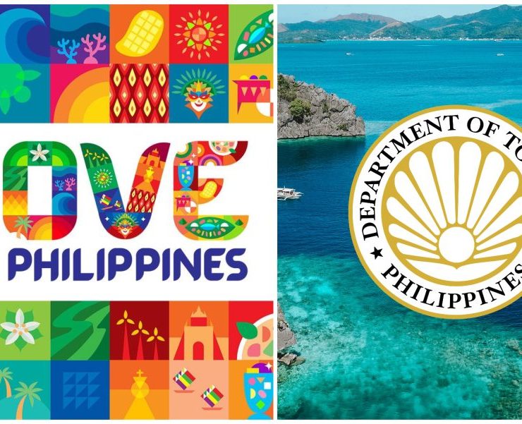 Love The Philippines campaign poster and Department of Tourism logo